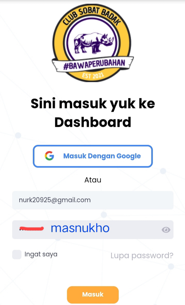 Keseruan Masnukho #BerburuBaperPoin Kerjakan Quiz Bersama Karakter Lucu Sobat Badak