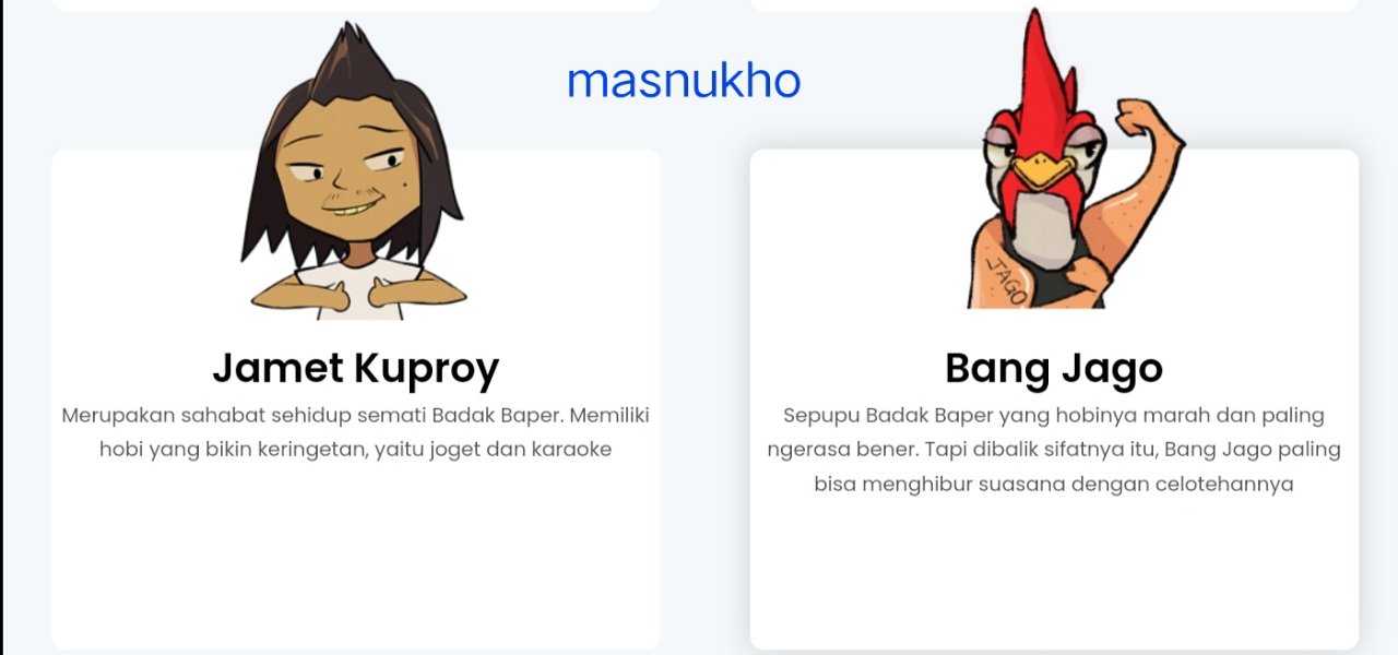 Keseruan Masnukho #BerburuBaperPoin Kerjakan Quiz Bersama Karakter Lucu Sobat Badak