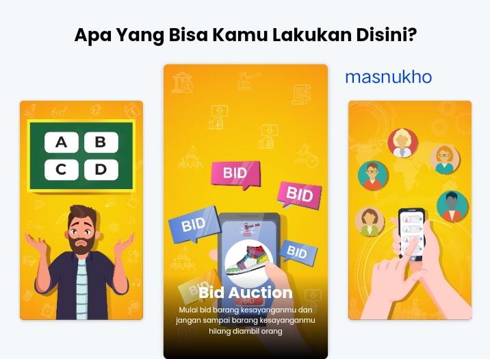 Keseruan Masnukho #BerburuBaperPoin Kerjakan Quiz Bersama Karakter Lucu Sobat Badak