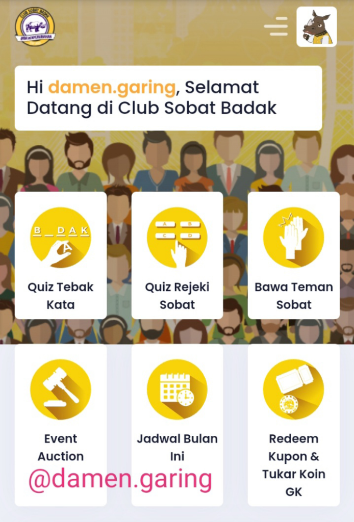 Menangkan Hadiah Impianmu, Hanya Dengan Bergabung Di Club Sobat Badak !