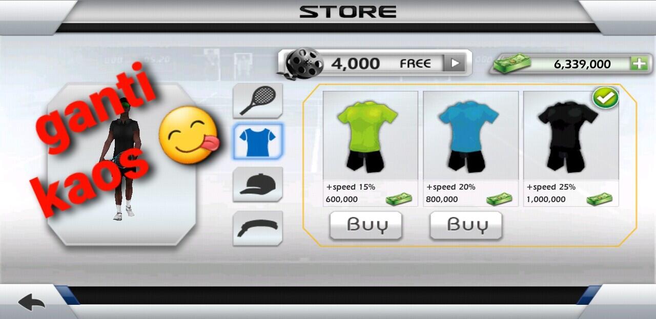Bertanding Semua Turnamen di Game Tennis 3D