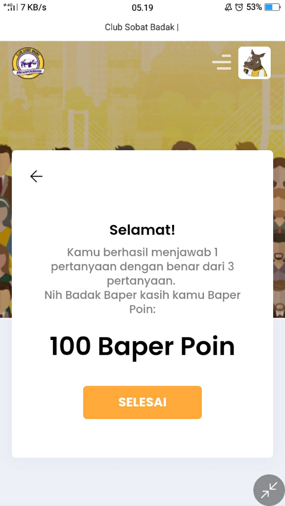 Terniat Banget, Contoh Orang Belum Expert Yang Menjelajah di Club Sobat Badak