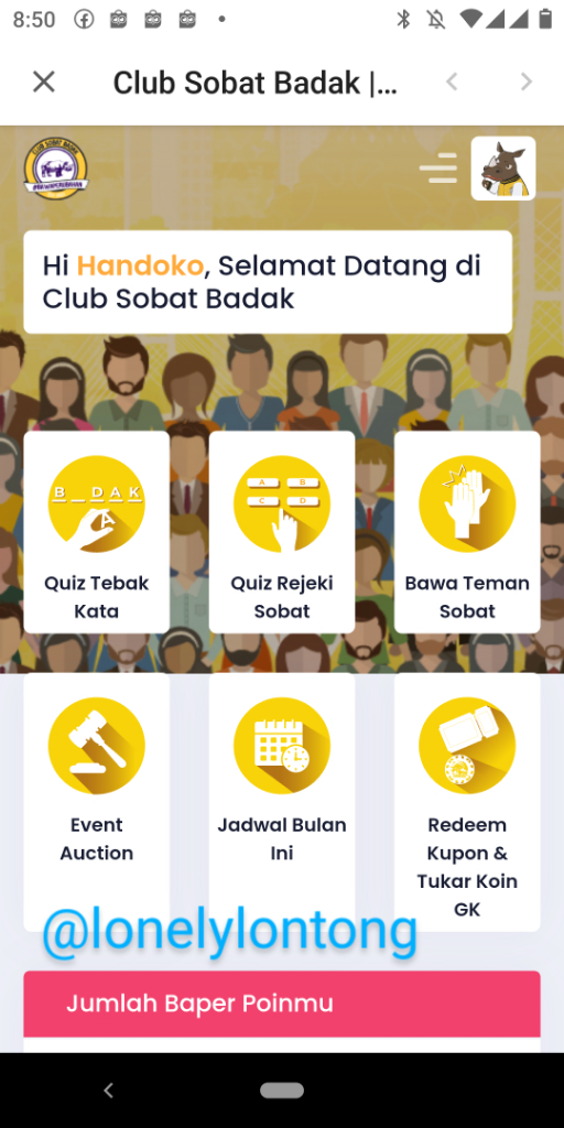 Quiz Tebak Kata, Kuis Gokil Di Club Sobat Badak