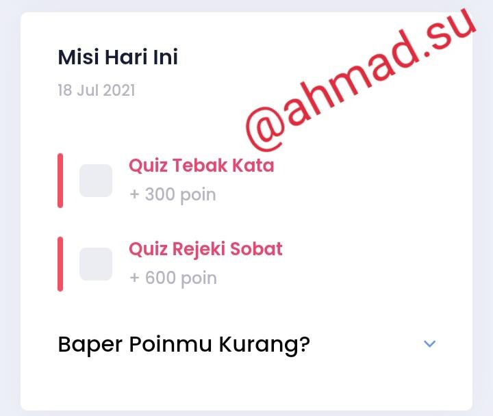 Inilah Kegiatan Misi Harian Ane Di Club Sobat Badak Biar Bisa Bawa Pulang Hadiah !