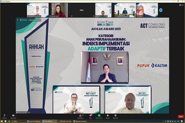 Raih Penghargaan, Dirut Pupuk Kaltim: AKHLAK Jadi Budaya di Lingkungan Perusahaan