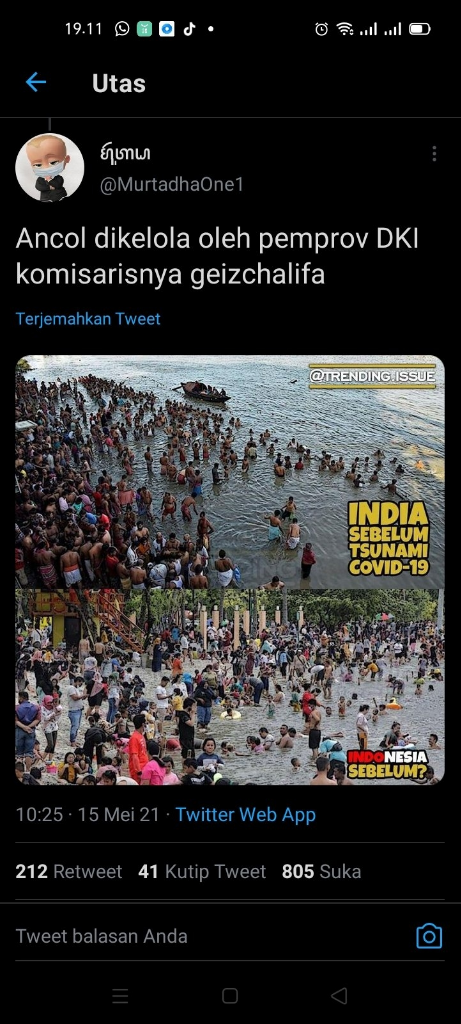 Anies: Separuh Warga Pulau Jawa Terinfeksi Virus Corona Ulah Anak Buah Saya