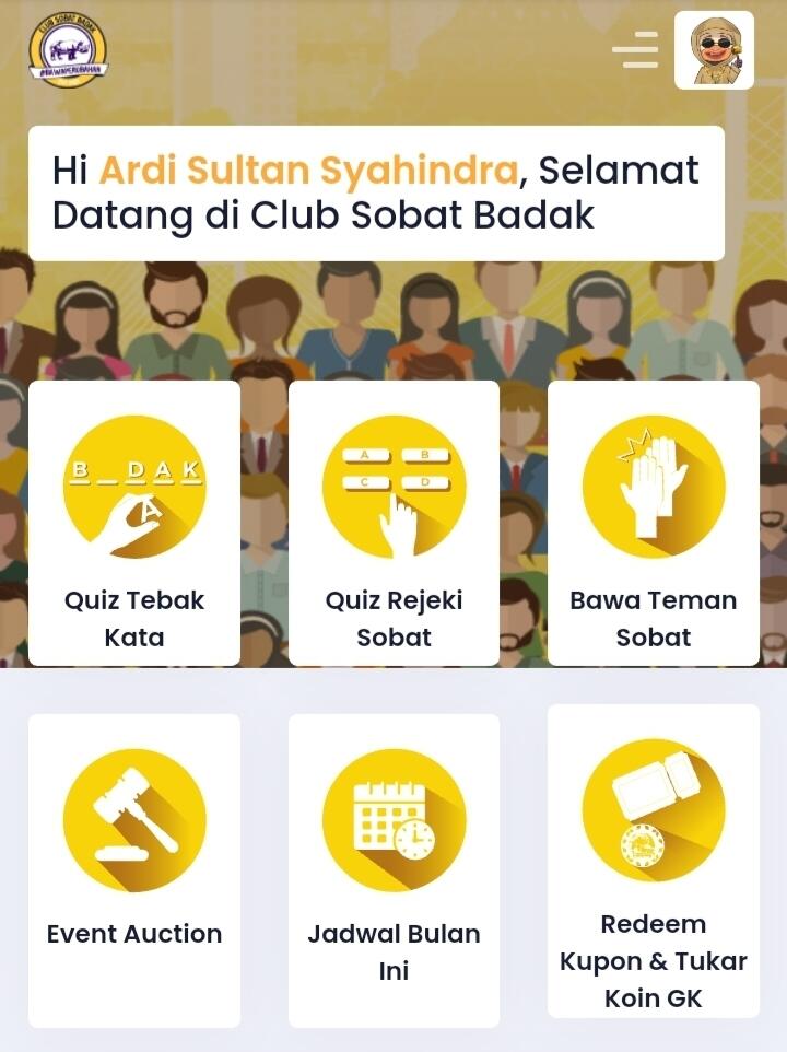 Nongkrong Virtual, Misi Menarik dan Event Auction di Club Sobat Badak