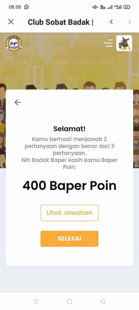 Kumpulkan Koin Bapermu , Lalu Ambil Barang Lelangmu