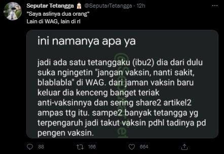 Viral Tetangga Anti Vaksin, Diam-diam Vaksinasi Tapi Tetap Sebar Hoaks