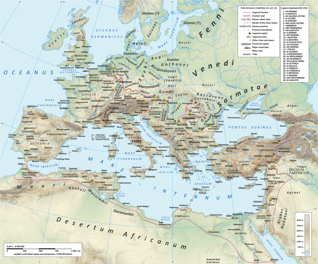 Sedikit Kisah Hadrian, Kaisar Romawi yang Suka Berpergian