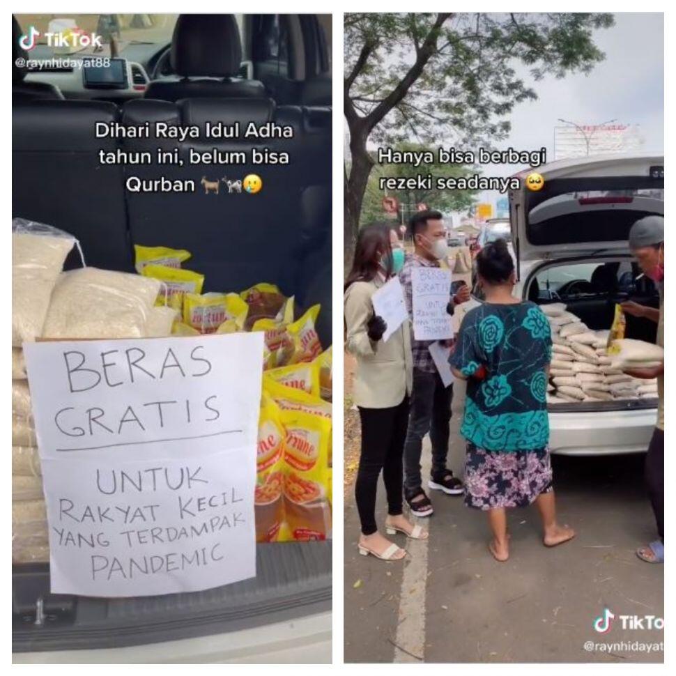Belum Bisa Berkurban, Pria Ini Berbagi Kebaikan dengan Cara yang Bikin Takjub