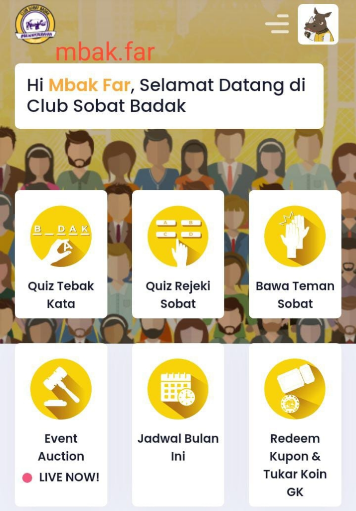 Serunya Jelajah Dunia Club' Sobat Badak, Dua Hari Main Dapat 1300 Baper Poin!