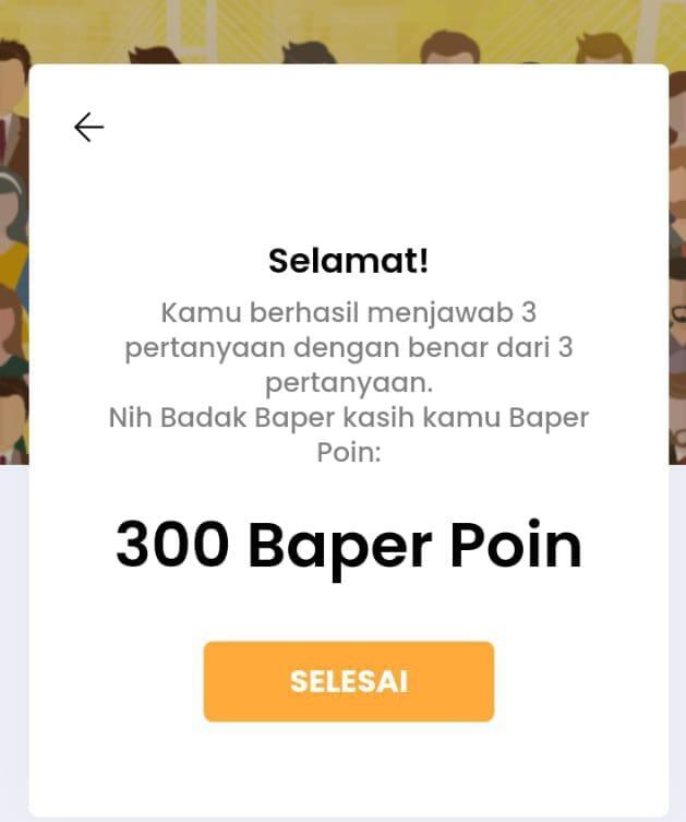 Serunya Jelajah Dunia Club' Sobat Badak, Dua Hari Main Dapat 1300 Baper Poin!