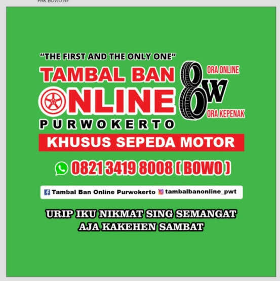 Tambal Ban Online Hadir di PURWOKERT9