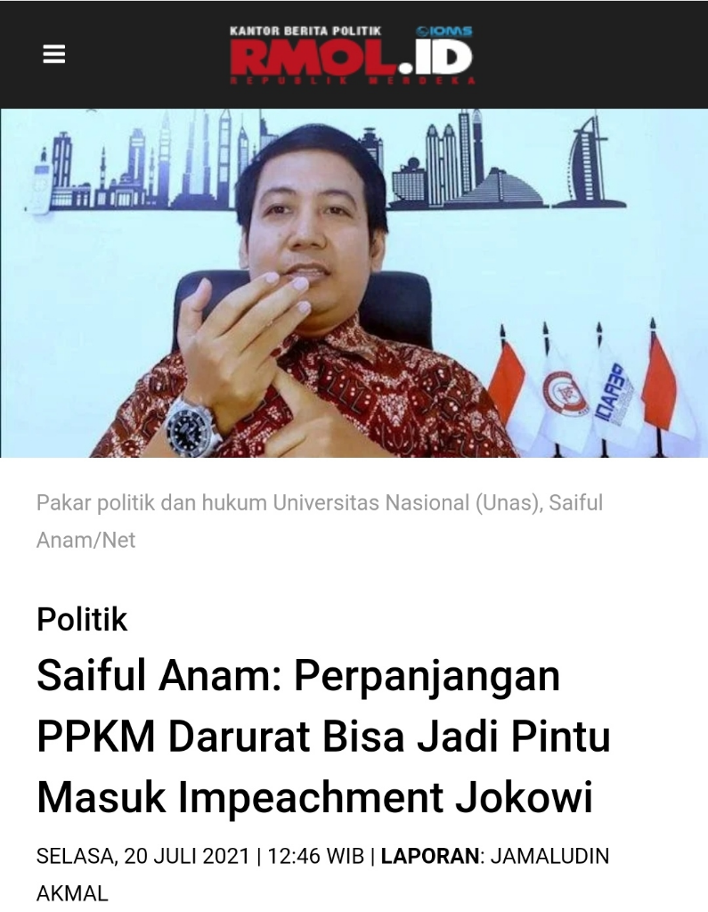Efektif Turunkan Covid-19, Umat Hindu Dukung Perpanjangan PPKM Darurat