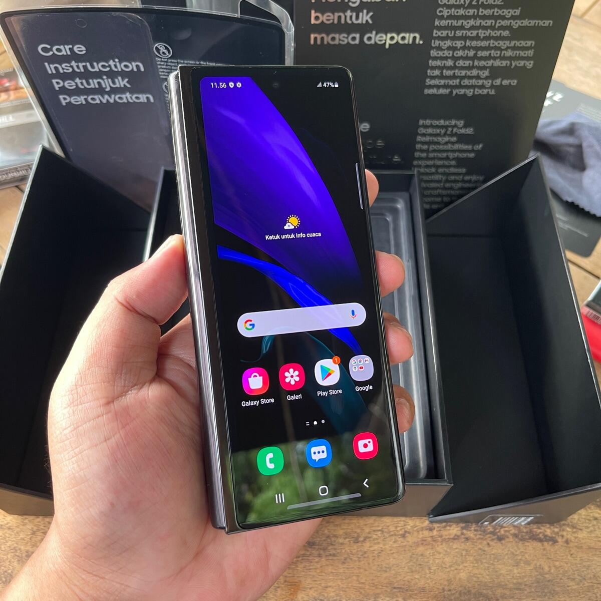 samsung galaxy z fold 2 5g 256gb mystic black