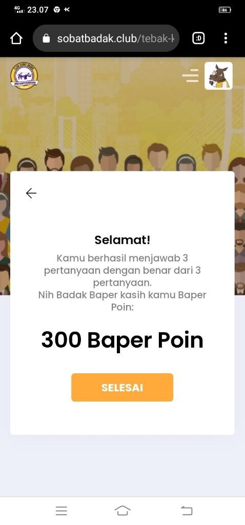 The Baper Yang Ada Badaknya, Di Baperin Aja Dulu