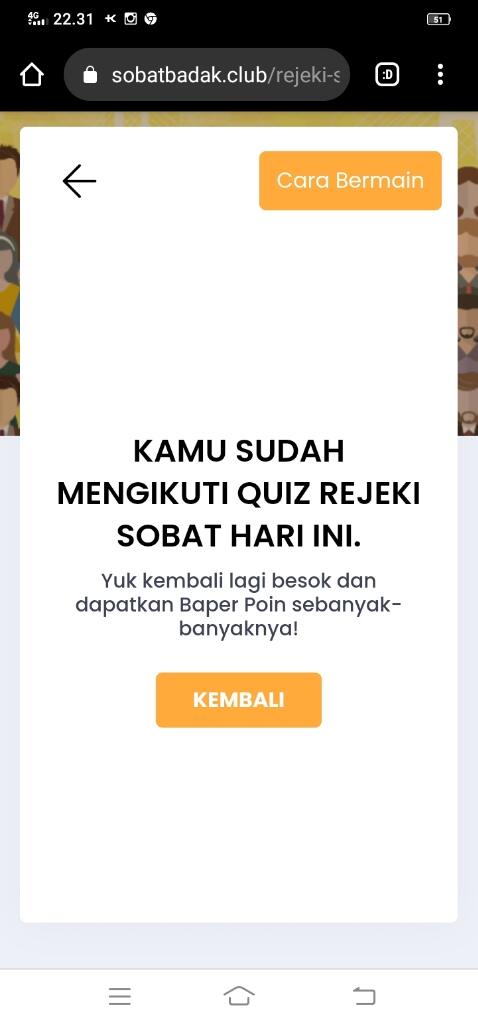 The Baper Yang Ada Badaknya, Di Baperin Aja Dulu