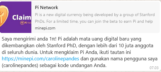 Menambang Koin Pi