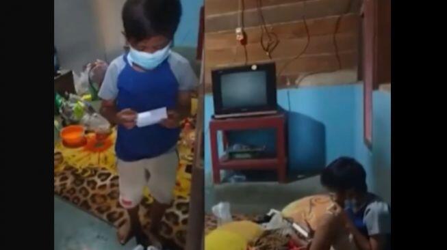 Kisah Haru Bocah Isolasi Mandiri, Tak Tahu Ibu dan Ayah Meninggal Terpapar Covid-19