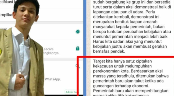 Provokator Aksi Demo Jokowi: Target Kita Ciptakan Kekacauan, Lumpuhkan Ekonomi