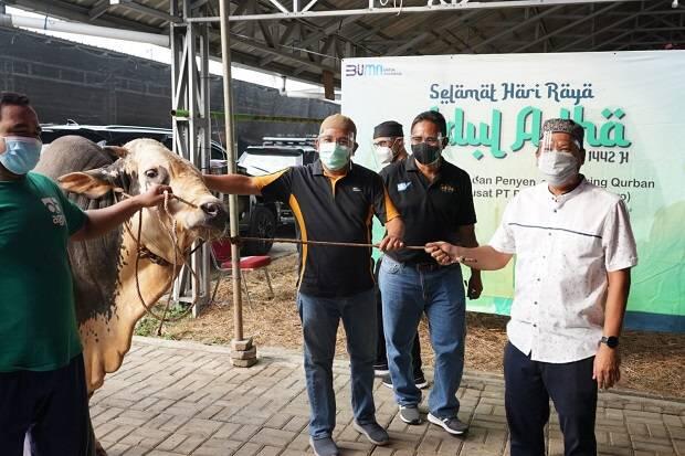 Pegadaian Salurkan 4,6 Ton Daging Kurban di DKI Jakarta dan Sekitarnya