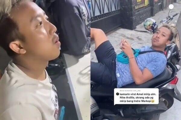 Heboh Pria Mirip Indro Warkop, Netizen: Kayak Pinang Dibelah Kapak

