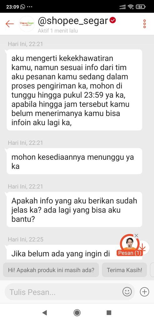 Sudah telat kirim dibatalkan pula oleh Shopee / Shopee_segar