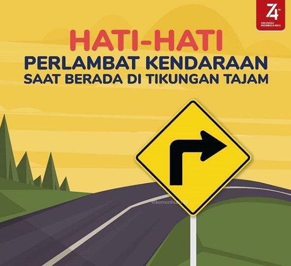 Waspada Bahaya Ngebut di Tikungan Jalan, Jangan Sampai Terjadi Kecelakaan Seperti Ini