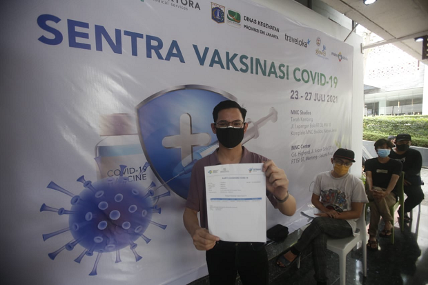 Berkat TikTok, Pria Ini Ikut Sentra Vaksinasi Covid-19 di MNC