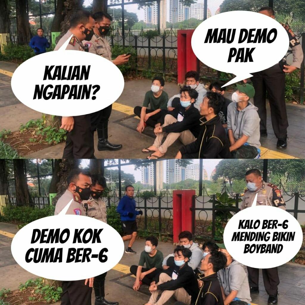 6 Orang yang Diamankan di Monas Dipulangkan, Ngaku Cuma Mau Nonton Demo