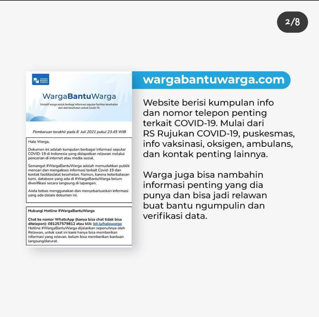 Hotline Pelayanan Covid-19
