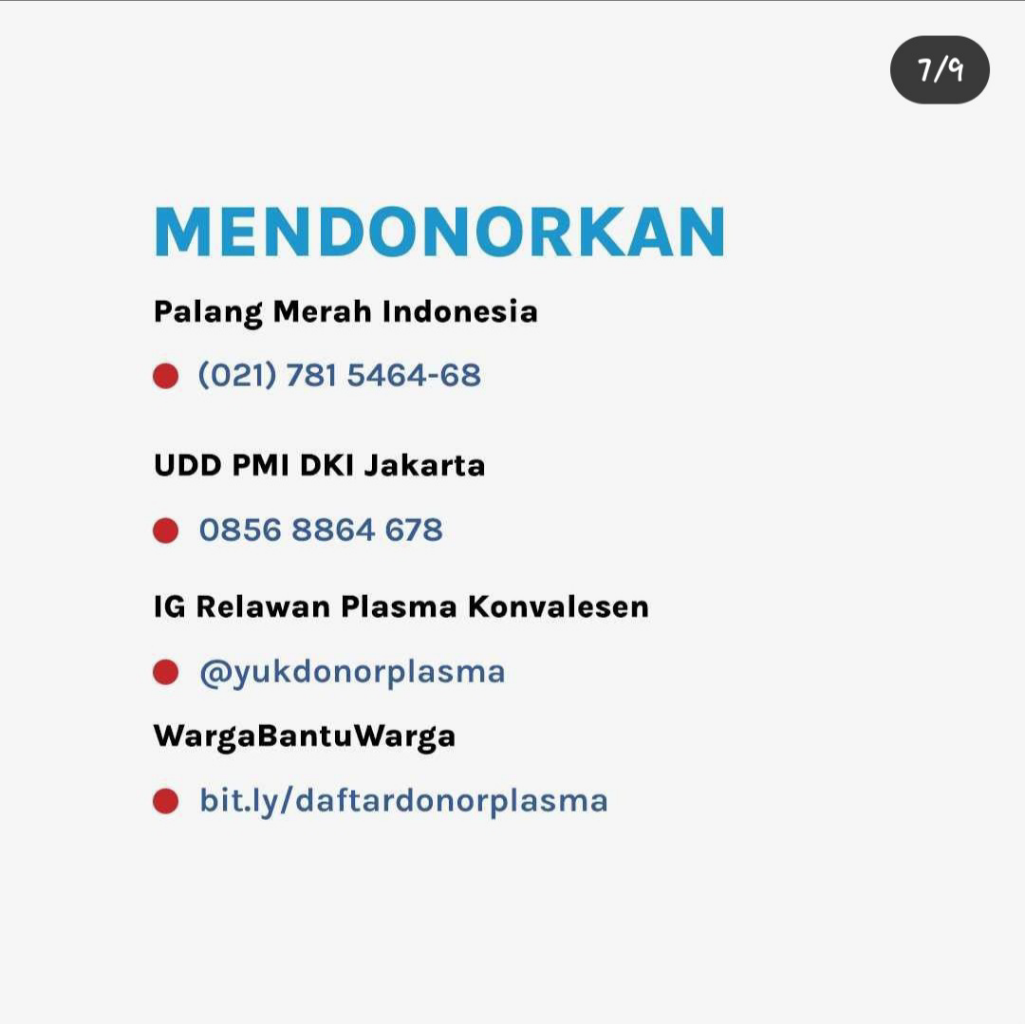 Hotline Pelayanan Covid-19