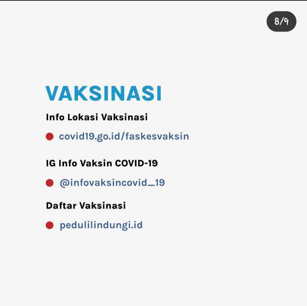 Hotline Pelayanan Covid-19