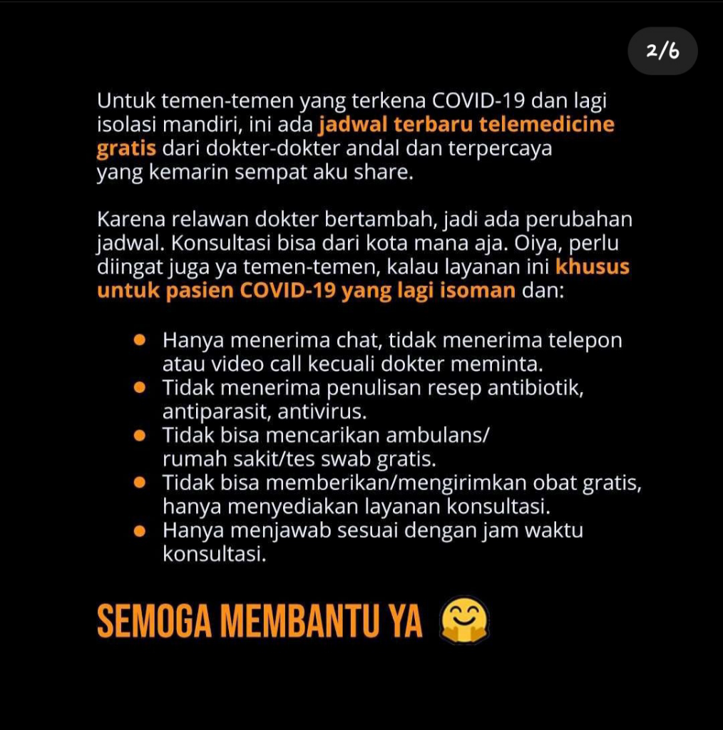 Hotline Pelayanan Covid-19