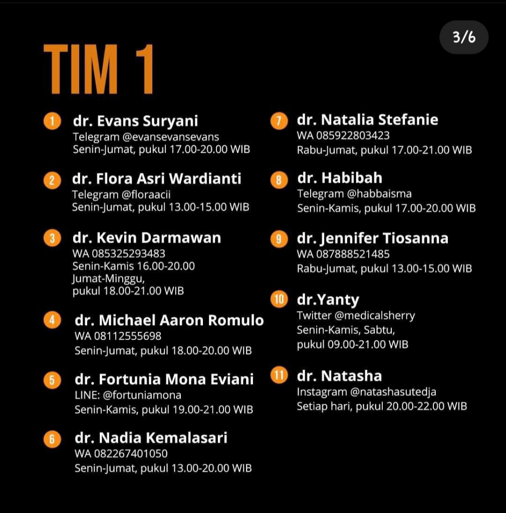 Hotline Pelayanan Covid-19