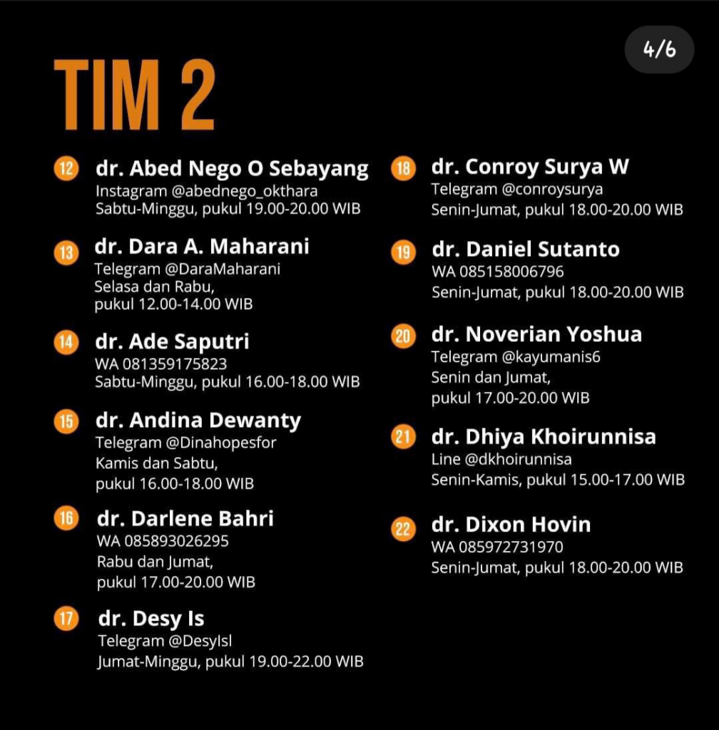 Hotline Pelayanan Covid-19