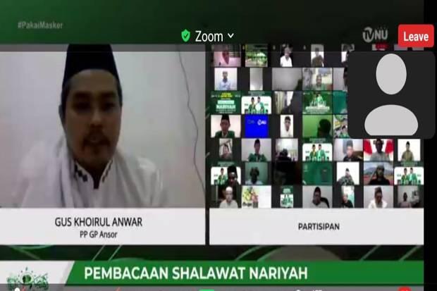 Doakan Covid-19 Segera Teratasi, Ribuan Kader Ansor Lantunkan Salawat Nariyah
