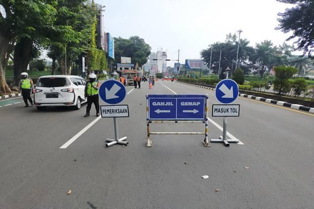 Suasana Ganjil Genap Hari Terakhir di Kota Bogor saat Perpanjangan PPKM Darurat