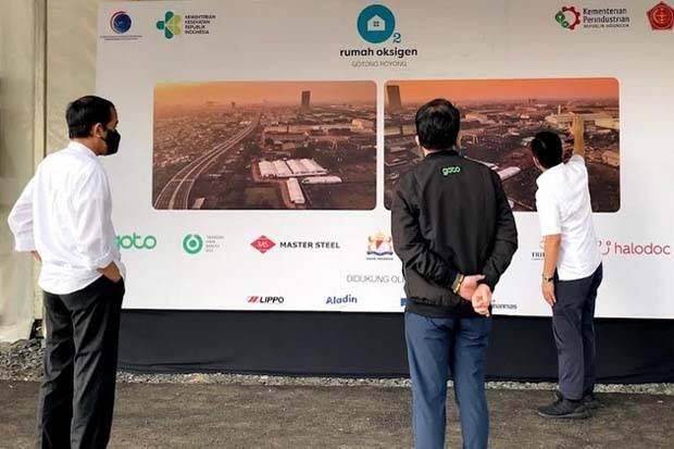 Jokowi: Rumah Oksigen Selesai Agustus, Bisa Tampung 500 Pasien Corona