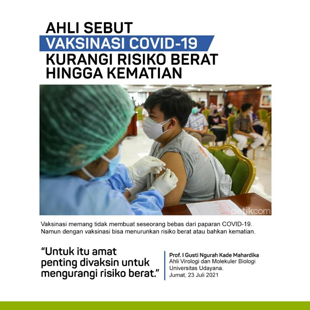Di AS, 99% Kasus Kematian Akibat Covid-19 Dialami Orang yang Belum Divaksin