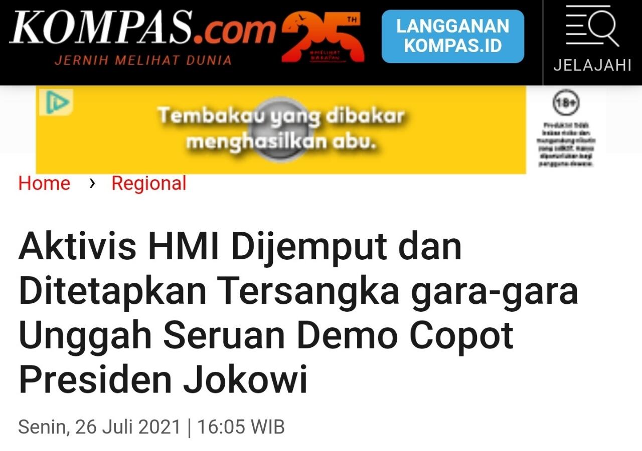Beredar Video Skenario Mahasiswa Drop Out Mau Gulingkan Jokowi, Polisi Bilang Begini