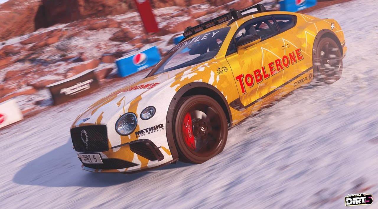 Bentley Continental GT Ice Race Resmi Bergabung dengan DIRT 5 