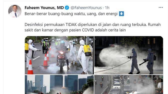 Cuitan Dr. Faheem Younus, Lebih Diterima Masyarakat Dibanding Pemerintah!! Kenapa? 