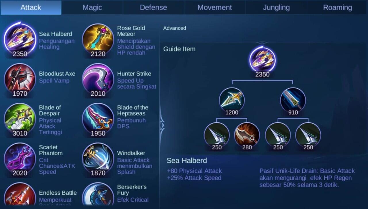 Hal - Hal yang Terdapat di dalam Permainan Mobile Legends