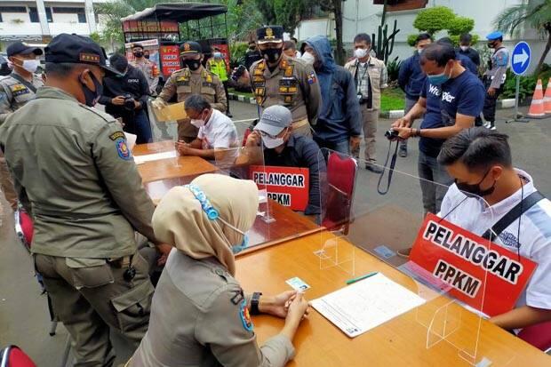 PPKM Darurat, Denda Pelanggar Protokol Kesehatan di Kota Bekasi Terkumpul Rp33 Juta