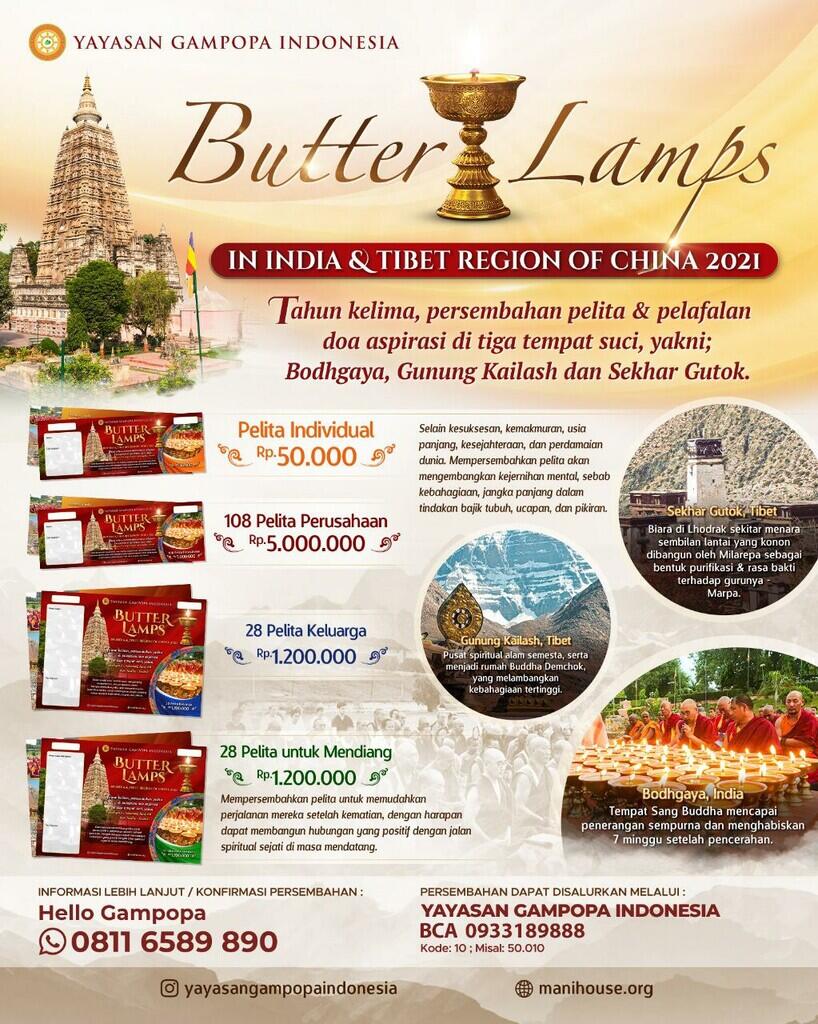 TAHUN KE-5 Penyalaan Pelita di India & Tibet 2021