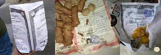 Bungkus Gorengan, Dari Kertas Hasil Swab/Pcr Positif Berbahaya Ga Ya?