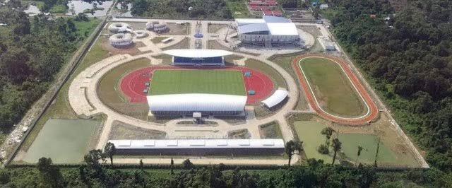 Ada Yang Unik Di Stadion Atletik di Mimika