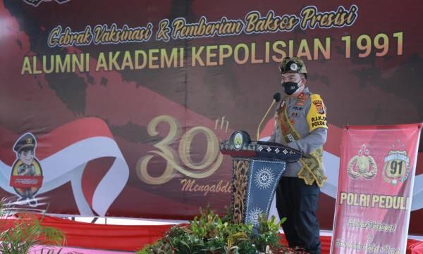 3 Dekade Alumni Akpol 1991 Mengabdi, Kapolda NTB Salurkan Bansos ke Para Nakes